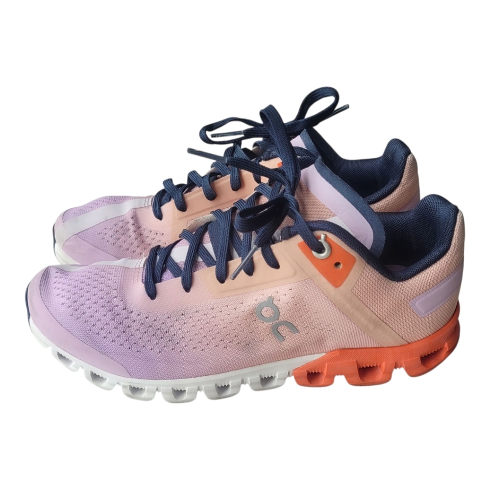 ON Women's Cloud X Sneaker, 6.5, Rose Fuiji - Picture 6 of 9